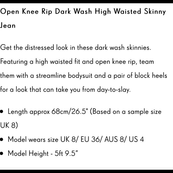 Prettylittlething high waist distress skinny jeans - Picture 5 of 8